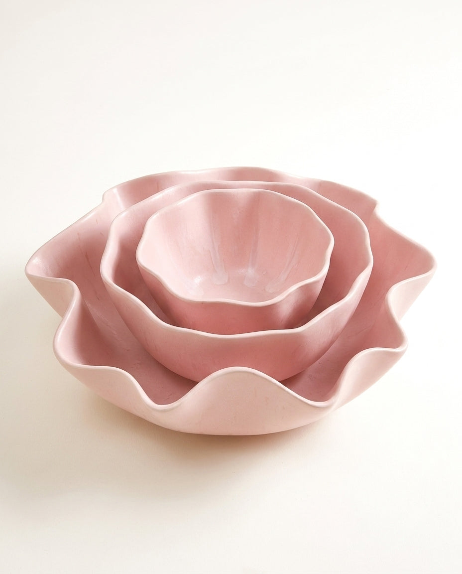 Sintra Geschirr-Set shell rosé 3-teilig