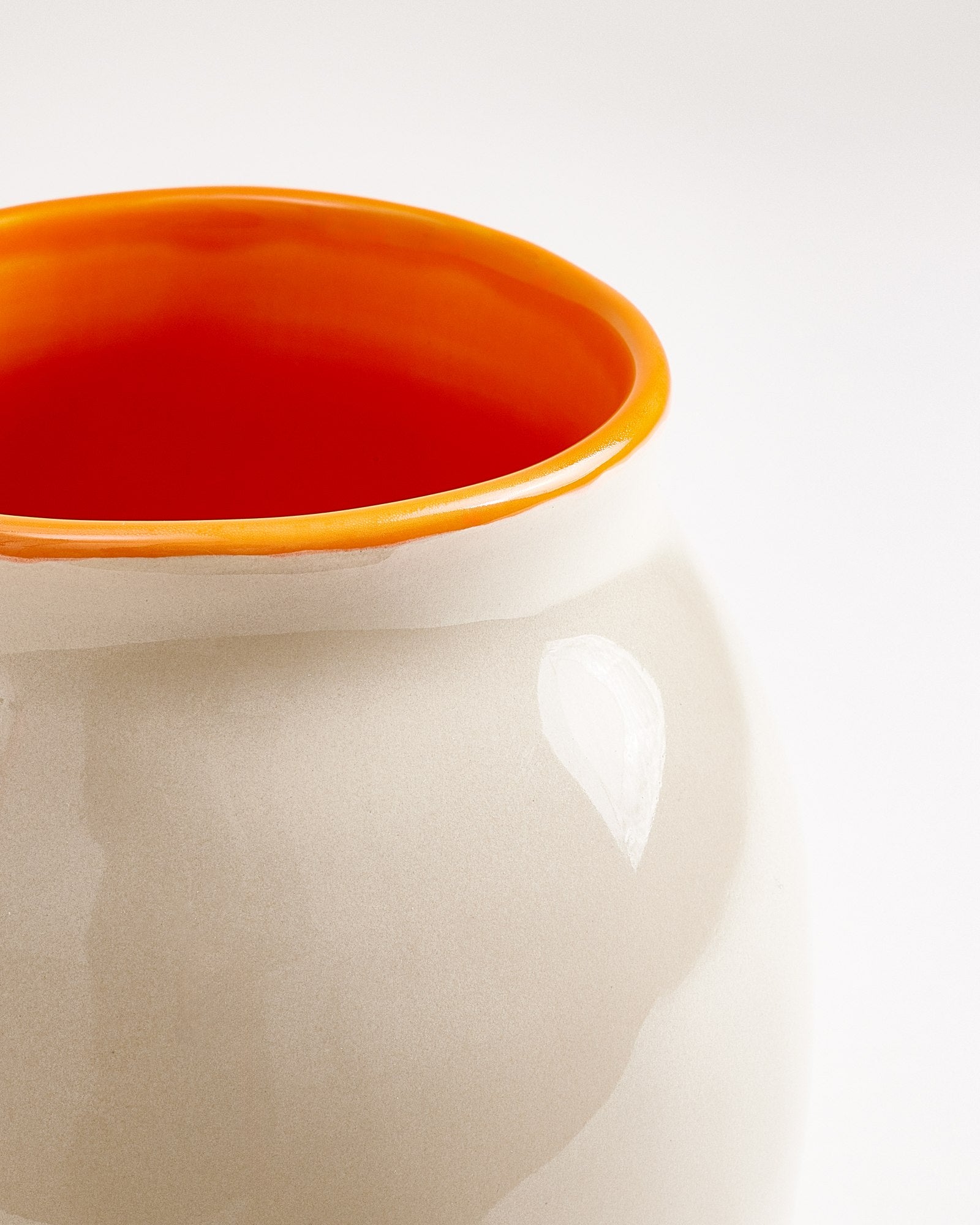 Sombra Vase L sand orange