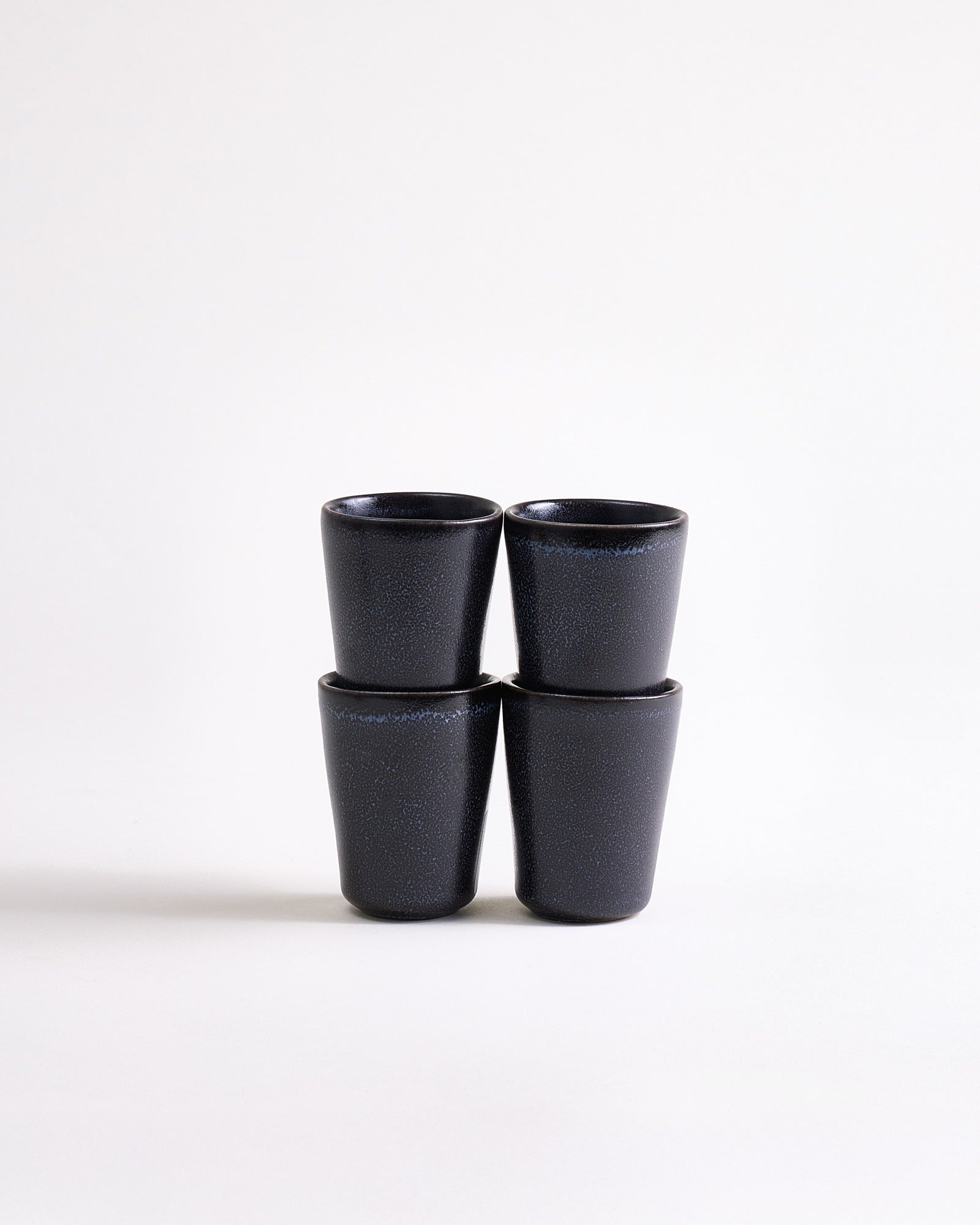 Turmalina - Set da 4 tazzine da espresso nero