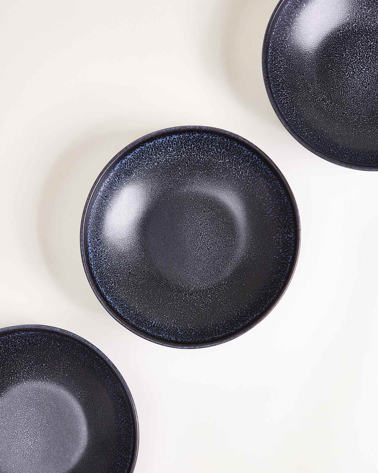 Turmalina - Assiettes à pâtes noir