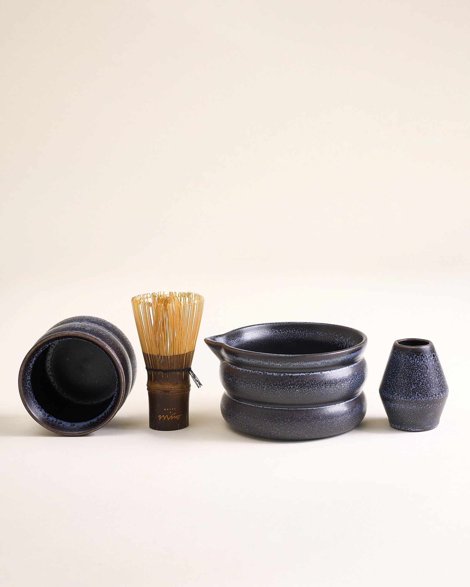 Turmalina - Set Matcha Bubble 4 pezzi nero