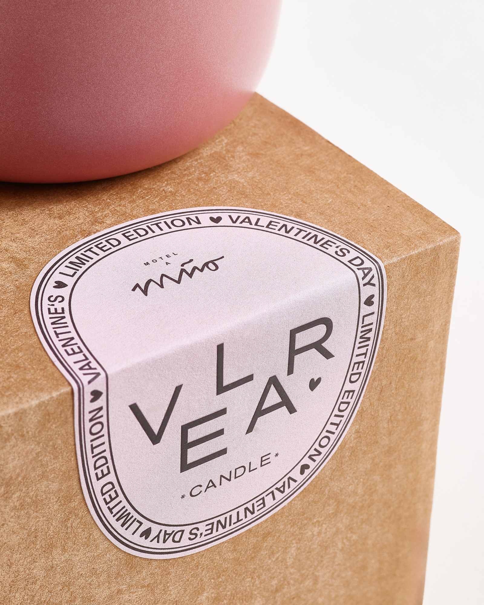 Velar Duftkerze Salted Zest rosa