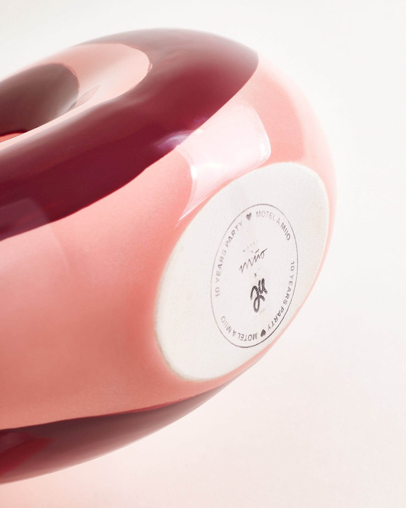 MaM x Ju Schnee - Vase L pink burgundy