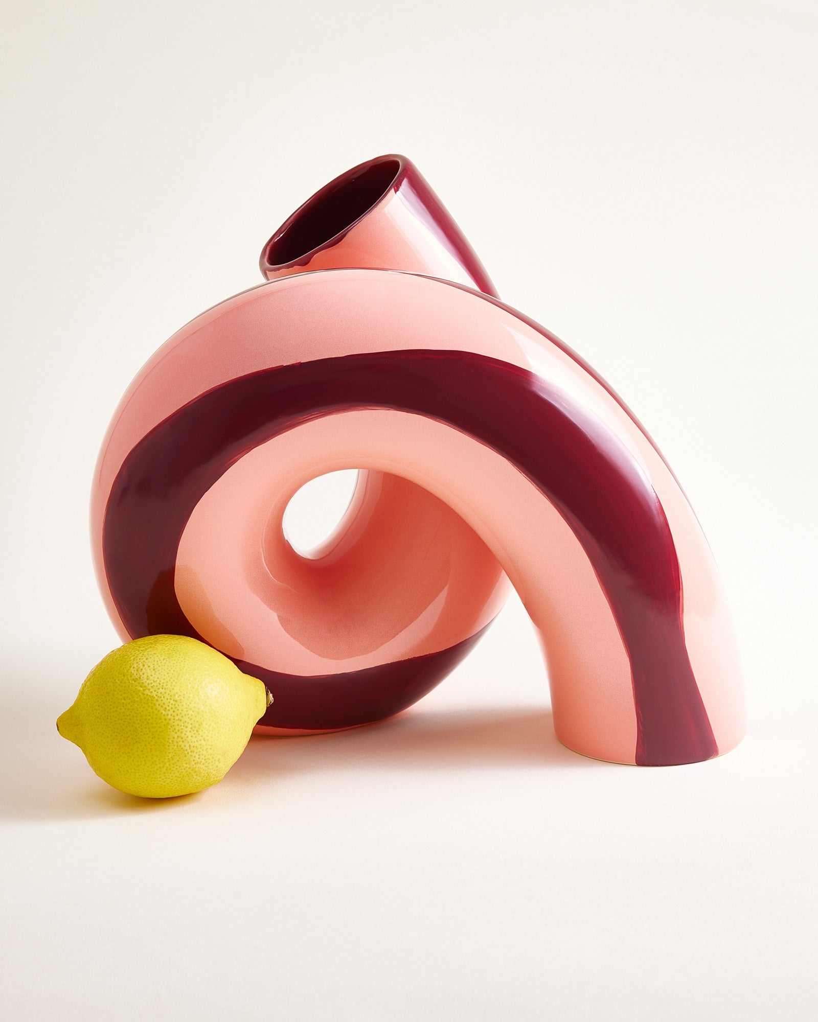 MaM x Ju Schnee - Vase L pink burgundy
