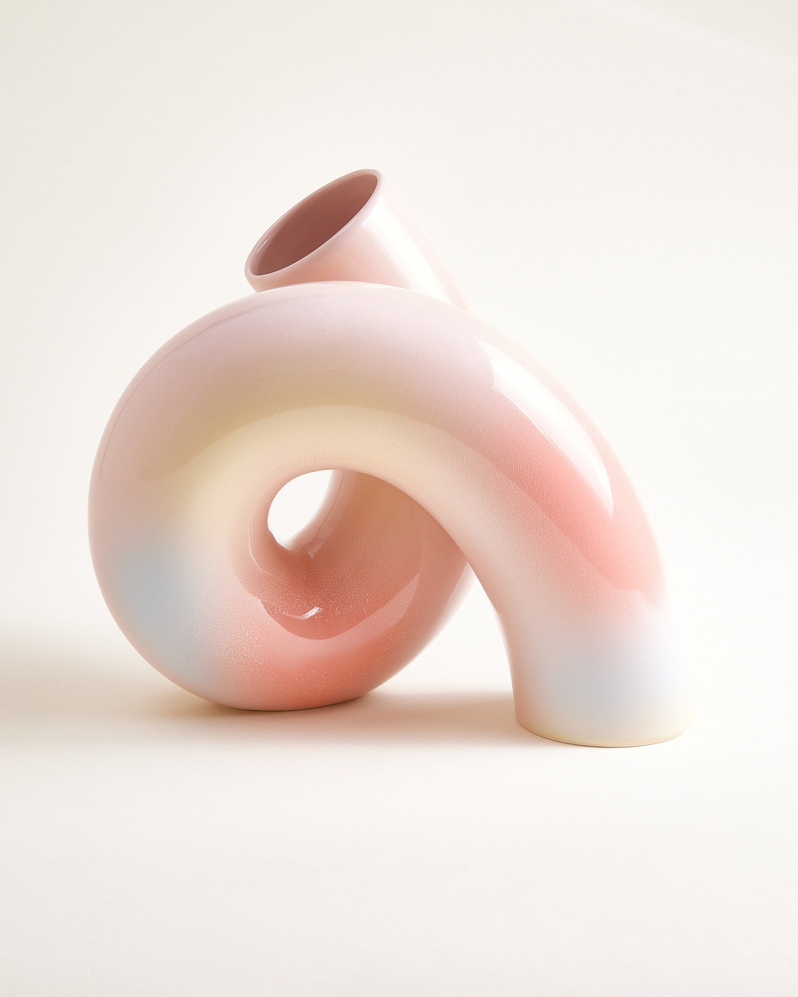 MaM x Ju Schnee - Vase L pink, yellow, blue