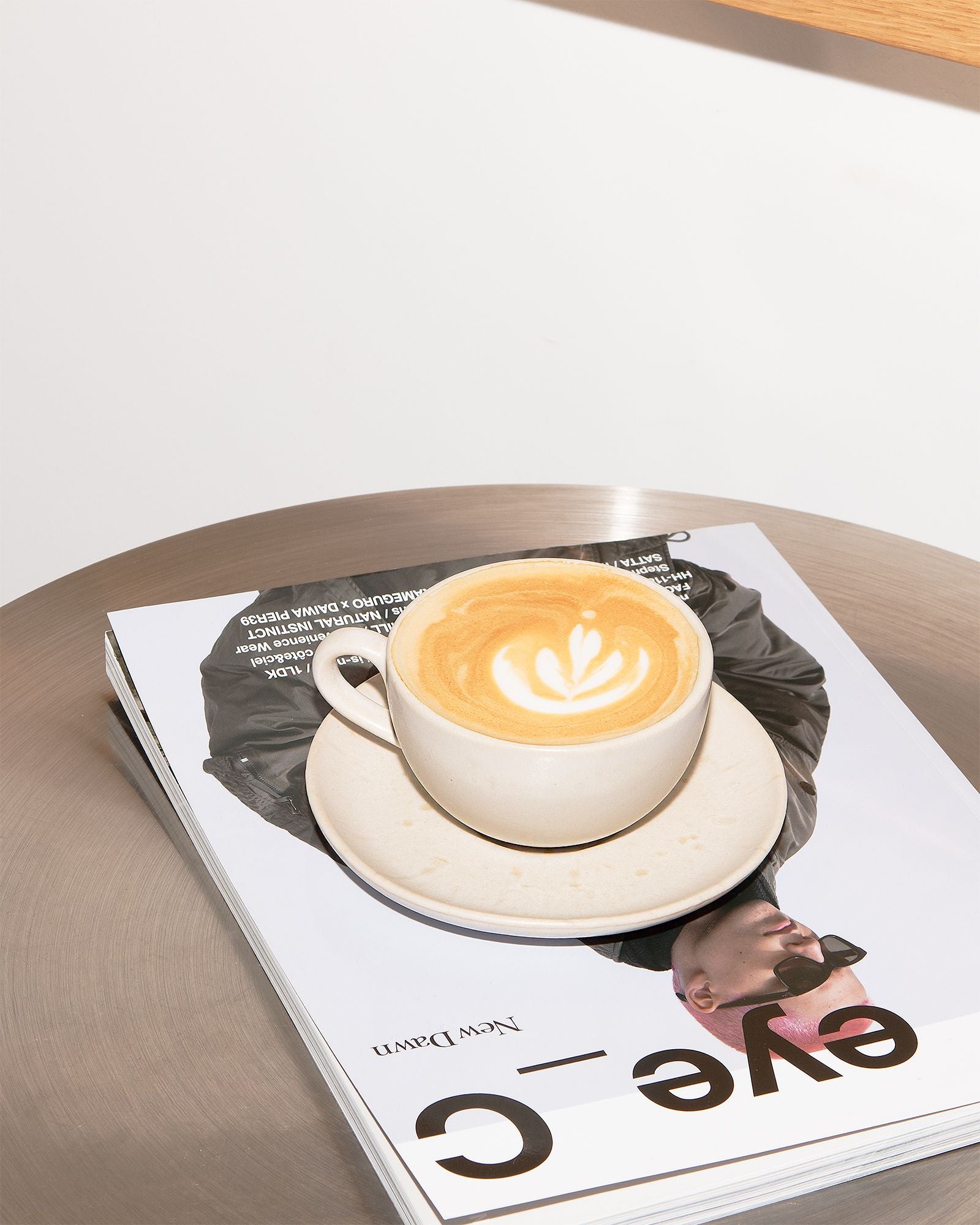 Sintra Cappuccino Cup & Small Saucer classic sand