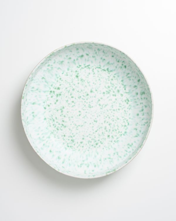 Almada - fruit bowl green speckled