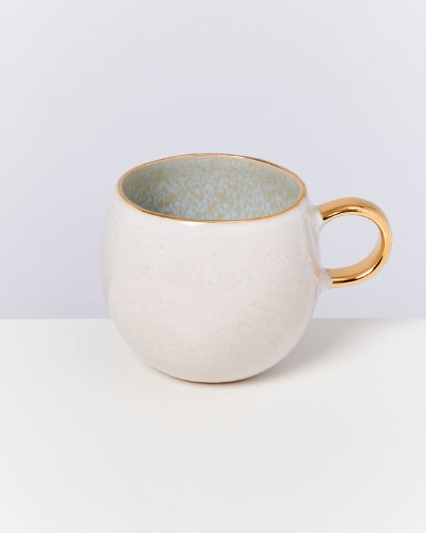 Areia - Mug big azure with gold rim