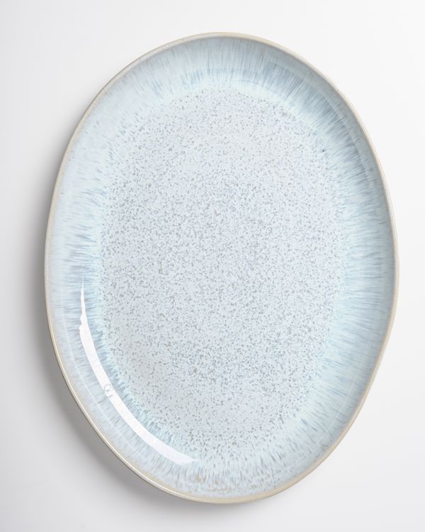 Areia - Serving platter oval XL azure