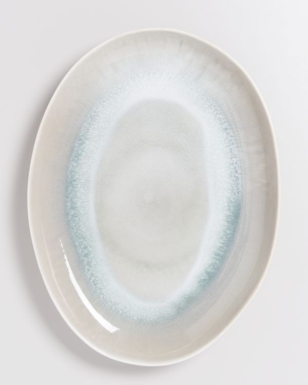 Areia - Serving platter oval XL grey