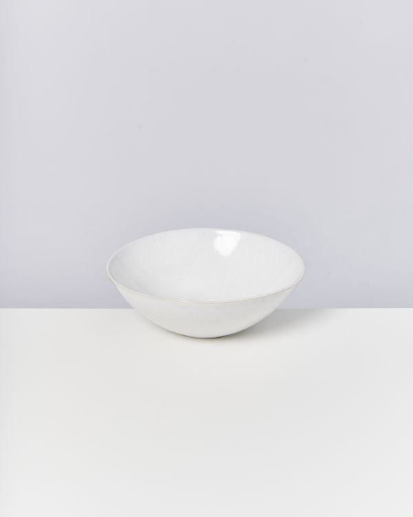 Areia serveerschaal kleine platte wit