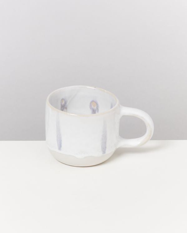Coimbra mug small white blue