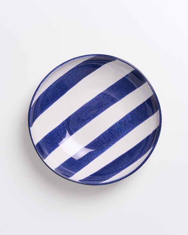 Costeira - Pastabowl blue white striped