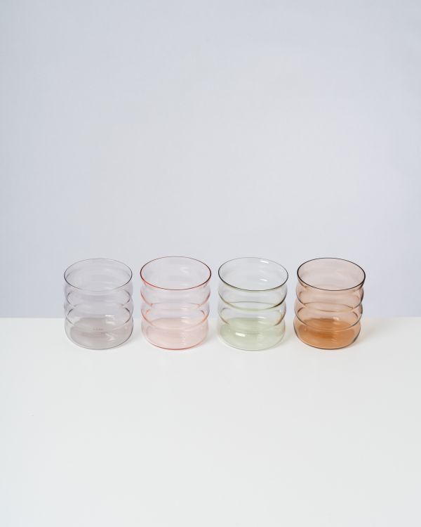 Joia - Set of 4 glasses bubble mix