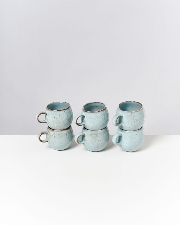 Mae - Set of 6 Mugs small mint