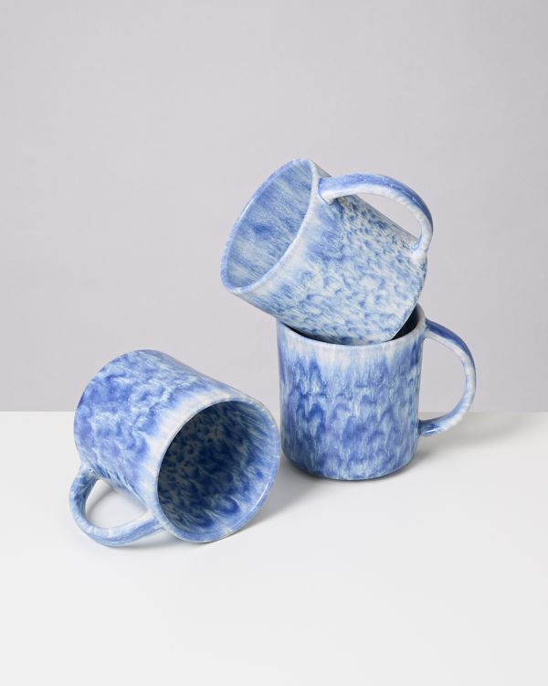 Almada - Mug big blue speckled 2