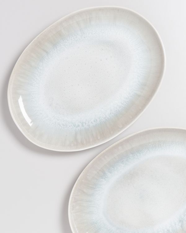 Areia - Serving platter oval L grey 2