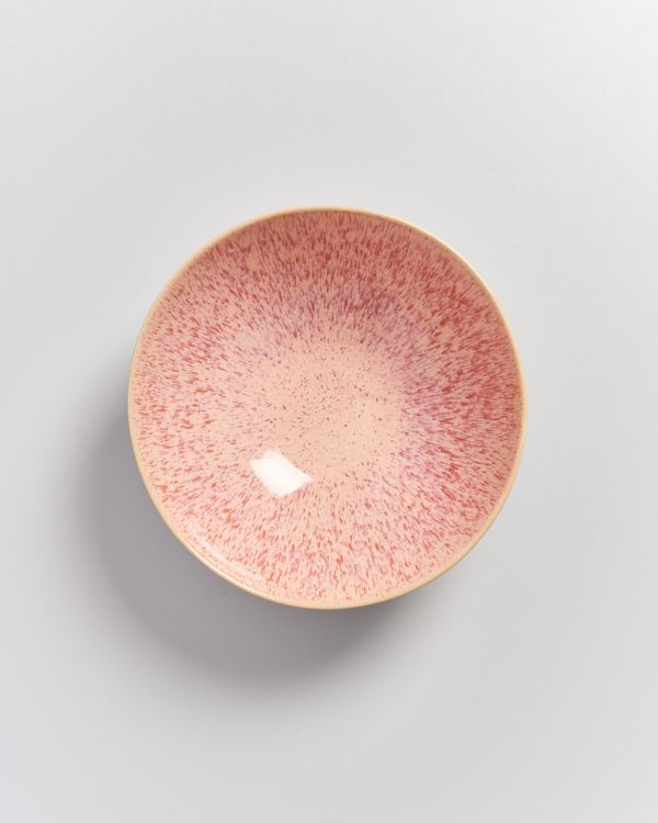 Areia serveerschaal klein plat pink 2
